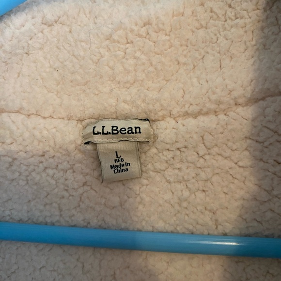 L.L. Bean Lambswool Fair Isle Sherpa Lined Jacket - Picture 6 of 12